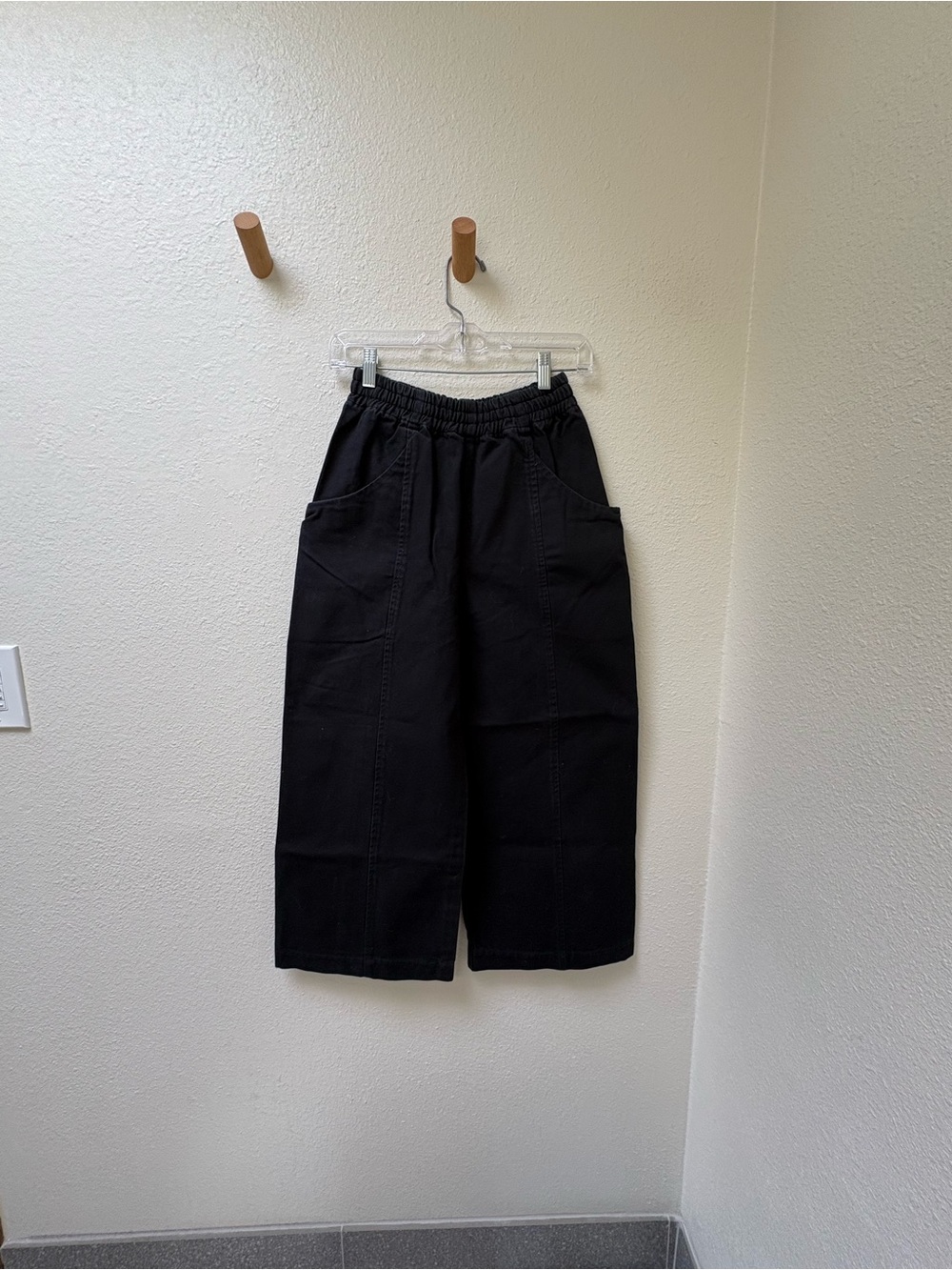 Elizabeth Suzann wide leg canvas culotte 4R